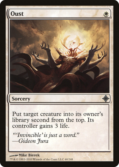 Oust (ROE-040) - Rise of the Eldrazi Foil