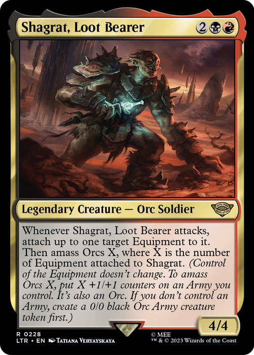 Shagrat, Loot Bearer (LTR-228) - The Lord of the Rings: Tales of Middle-earth