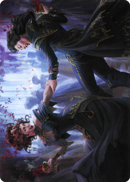 Falkenrath Celebrants // Falkenrath Celebrants (AVOW-043) - Crimson Vow Art Series (Borderless) Foil