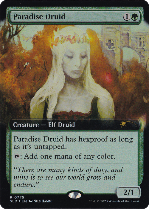 Paradise Druid (Extended Art) (SLD-775) - Secret Lair Drop: (Extended Art) Foil