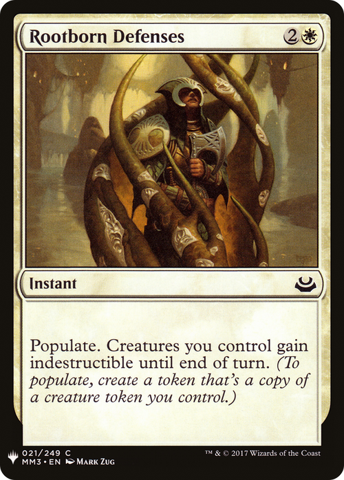 Rootborn Defenses (LIST-MM3-21) - The List