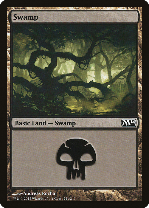 Swamp (241) (M14-241) - Magic 2014 Foil