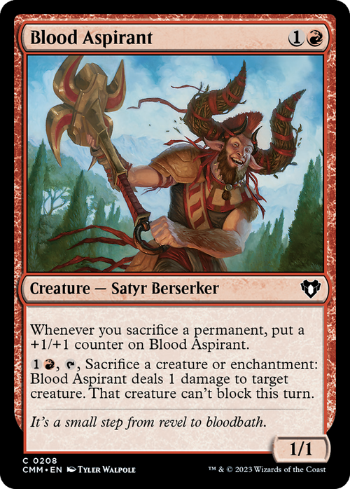 Blood Aspirant (CMM-208) - Commander Masters