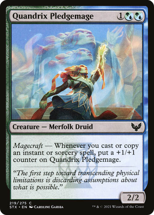 Quandrix Pledgemage (STX-219) - Strixhaven: School of Mages Foil