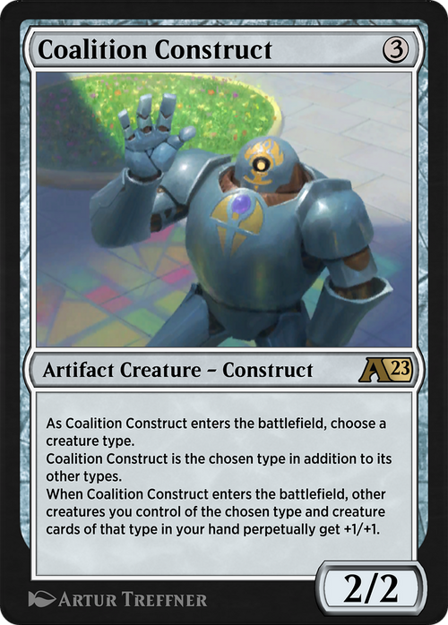 Coalition Construct (YDMU-030) - Alchemy: Dominaria