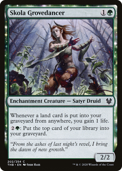 Skola Grovedancer (THB-202) - Theros Beyond Death: (enchantment) Foil