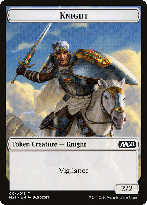 Knight (TM21-004) - Core Set 2021 Tokens