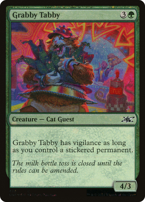 Grabby Tabby (Galaxy Foil) (UNF-426) - Unfinity Foil