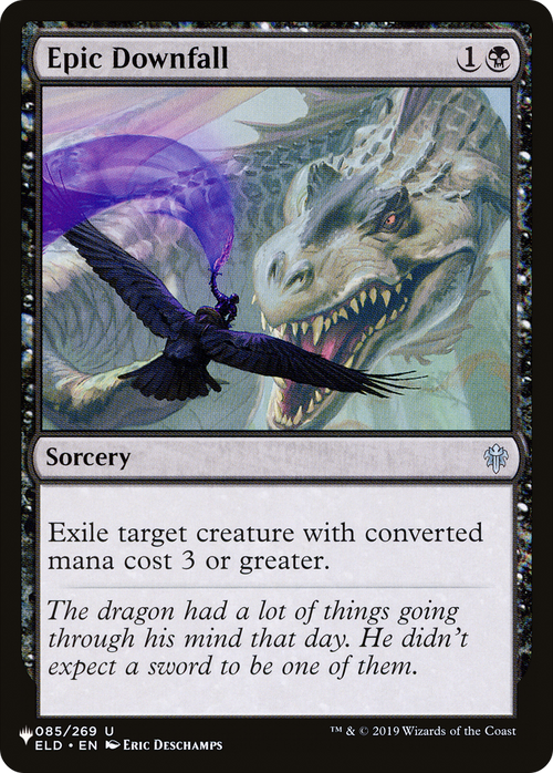 Epic Downfall (LIST-ELD-85) - The List