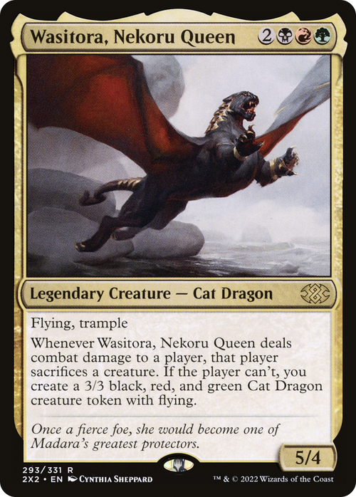 Wasitora, Nekoru Queen (2X2-293) - Double Masters 2022