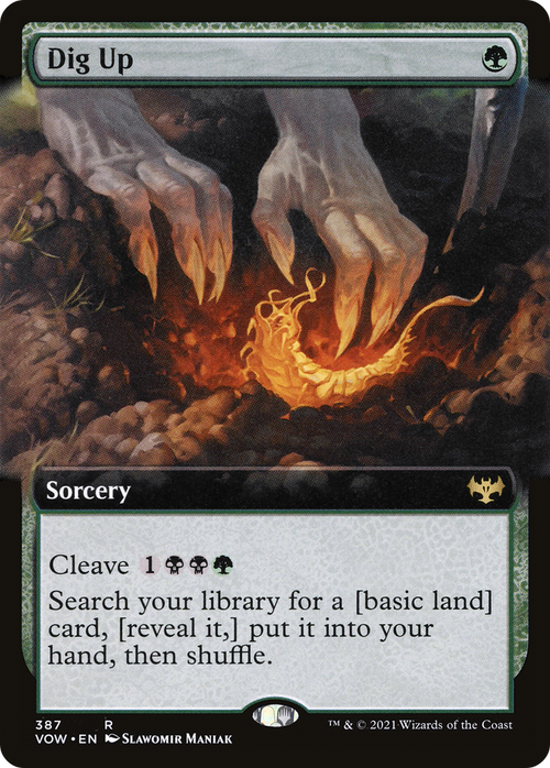 Dig Up (Extended Art) (VOW-387) - Innistrad: Crimson Vow: (Extended Art) Foil