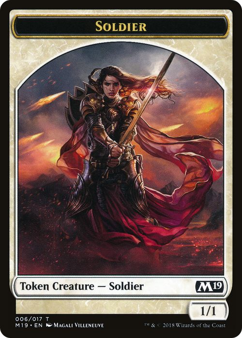 Soldier Token (M19-006) - Core Set 2019 Tokens