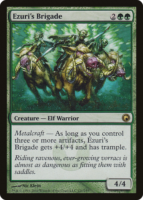 Ezuri's Brigade (SOM-121) - Scars of Mirrodin Foil