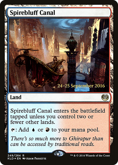 Spirebluff Canal (KLD) (PRE-249S) - Kaladesh Promos Foil