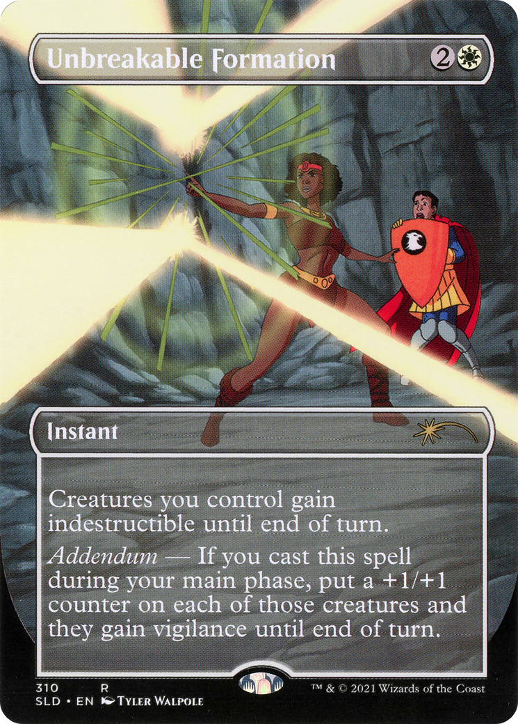 Unbreakable Formation (SLD-310) - Secret Lair Drop (Borderless)