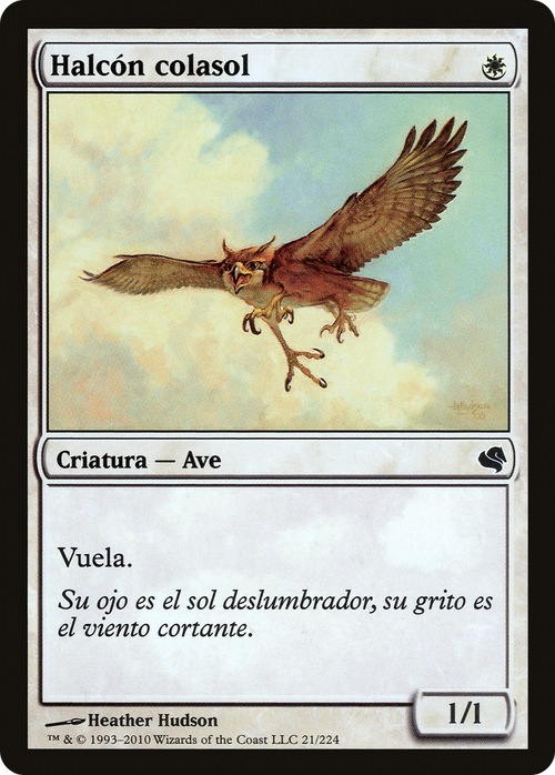 Suntail Hawk (Spanish) - "Halcon colasol" (PS11-021) - Salvat 2011