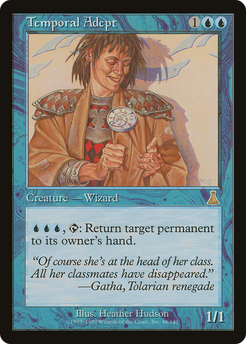 Temporal Adept (UDS-048) - Urza's Destiny Foil