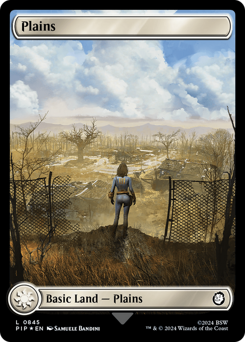 Plains (0845) (Surge Foil) (PIP-845) - Fallout Foil