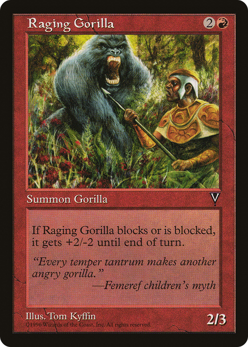 Raging Gorilla (VIS-) - Visions