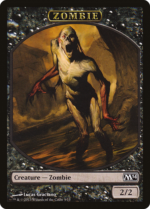 Zombie Token (M14-005) - Magic 2014 Tokens