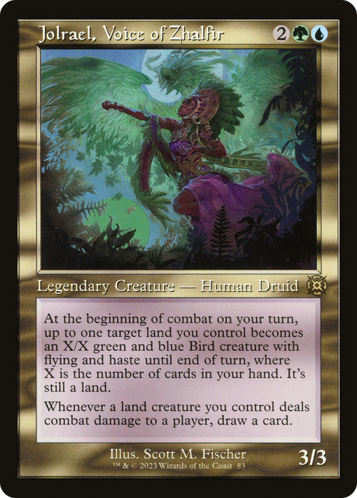 Jolrael, Voice of Zhalfir (Retro Frame) (MAT-083) - March of the Machine: The Aftermath: (Showcase) Foil