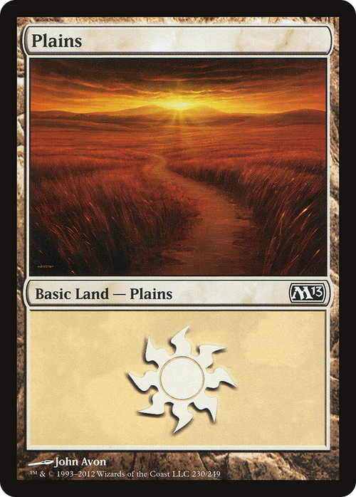 Plains (230) (M13-230) - Magic 2013 Foil