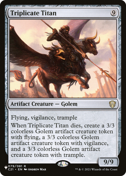 Triplicate Titan (LIST-079) - The List