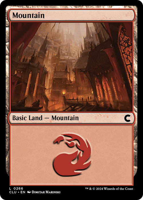 Mountain (0266) (CLU-266) - Ravnica: Clue Edition