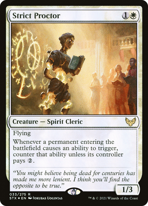 Strict Proctor (STX-33★) - Strixhaven: School of Mages Foil
