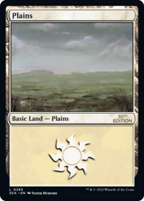 Plains (285) (30A-285) - 30th Anniversary Edition