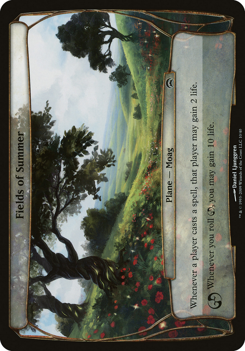 Fields of Summer (Planechase) (OVER-010) - Planechase Planes