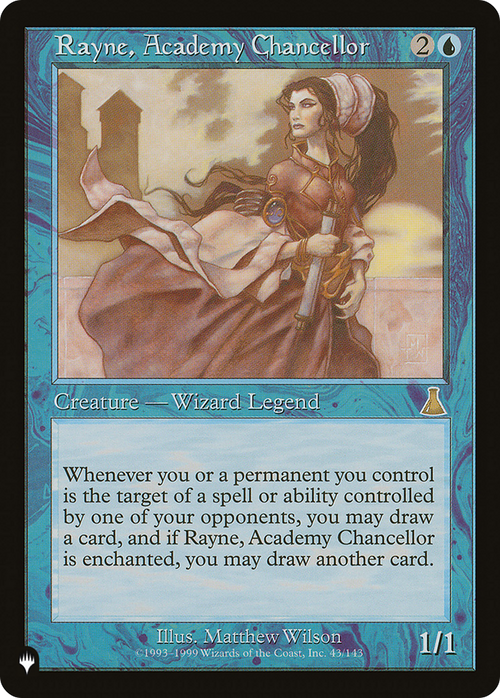 Rayne, Academy Chancellor (LIST-43/143) - The List