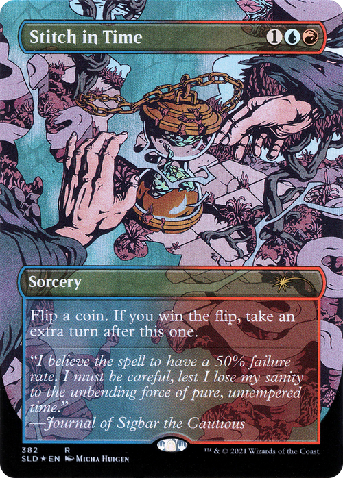 Stitch in Time (SLD-382) - Secret Lair Drop (Borderless) Foil