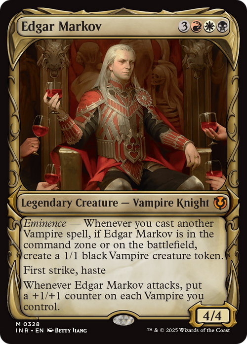 Edgar Markov (Showcase) (INR-328) - Innistrad Remastered: (Showcase) Foil