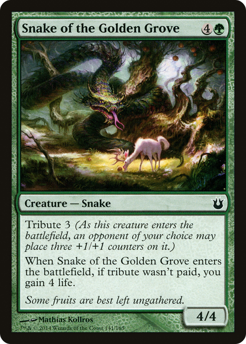 Snake of the Golden Grove (BNG-141) - Born of the Gods Foil