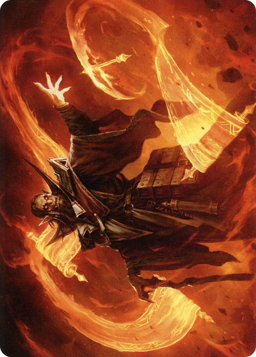 Plargg, Dean of Chaos // Plargg, Dean of Chaos (ASTX-053) - Strixhaven Art Series (Borderless)