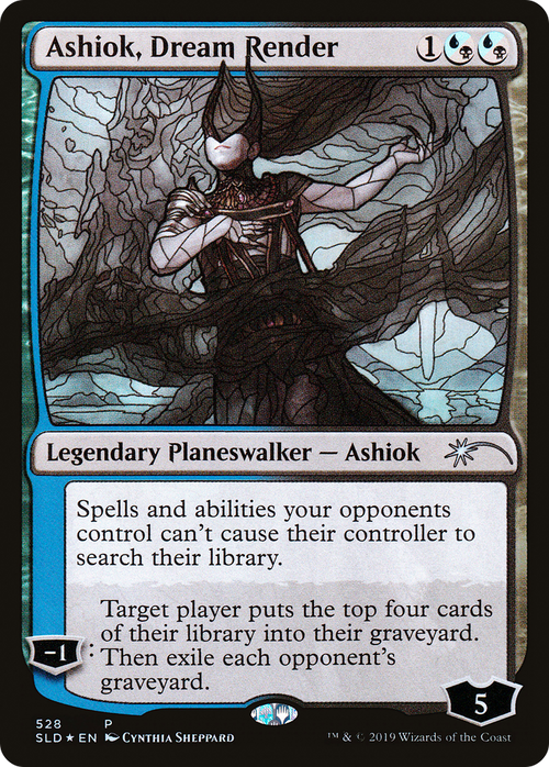 Ashiok, Dream Render (Stained Glass) (SLD-528) - Secret Lair Drop Foil