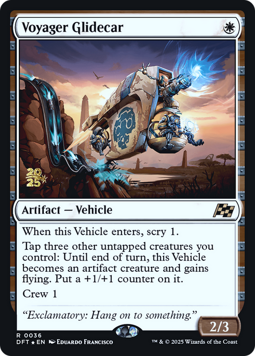 Voyager Glidecar (PRE-36S) - Prerelease Cards Foil