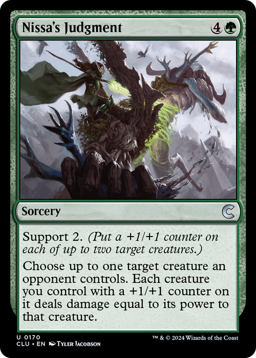 Nissa's Judgment (CLU-170) - Ravnica: Clue Edition