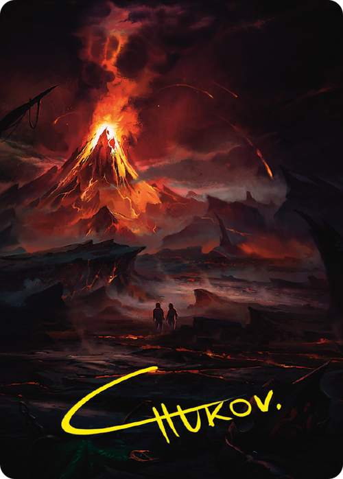 Valley of Gorgoroth // Valley of Gorgoroth (ALTR-080) - Tales of Middle-earth Art Series (Borderless)