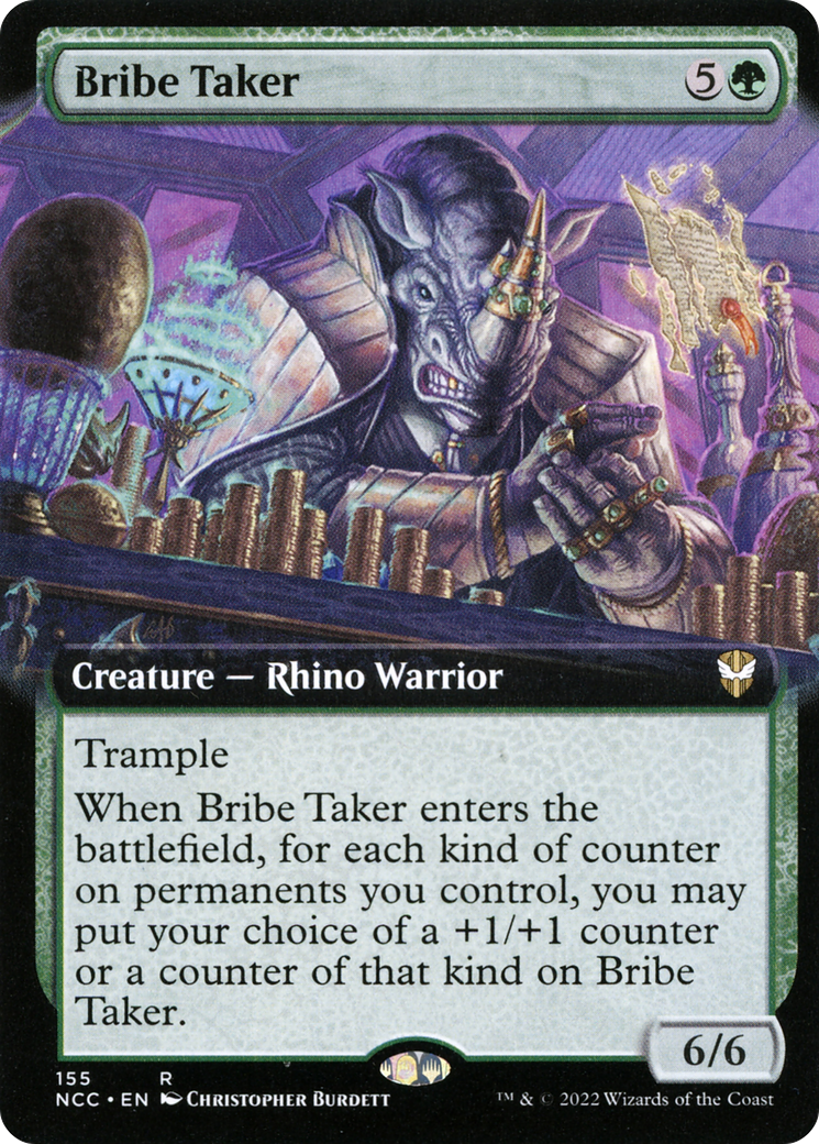 Bribe Taker (Extended Art) (NCC-155) - New Capenna Commander: (Extended Art)