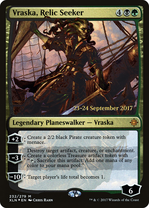 Vraska, Relic Seeker (PRE-232S) - Ixalan Promos Foil
