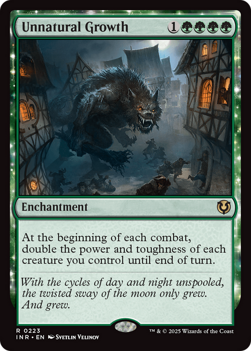 Unnatural Growth (INR-223) - Innistrad Remastered: (enchantment)