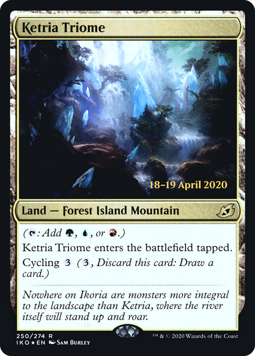 Ketria Triome (PRE-250S) - Ikoria: Lair of Behemoths Promos Foil