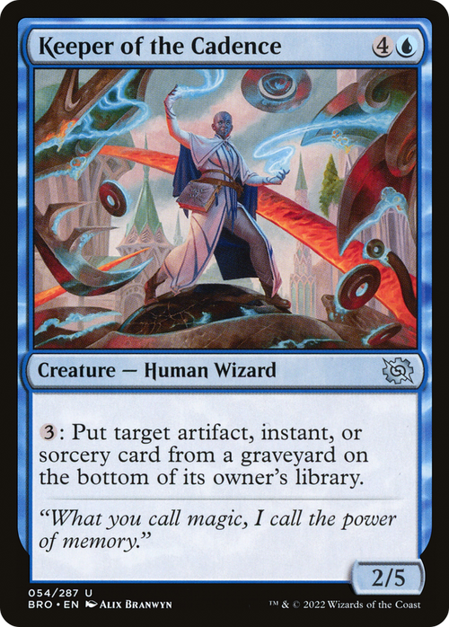Keeper of the Cadence (BRO-054) - The Brothers' War Foil