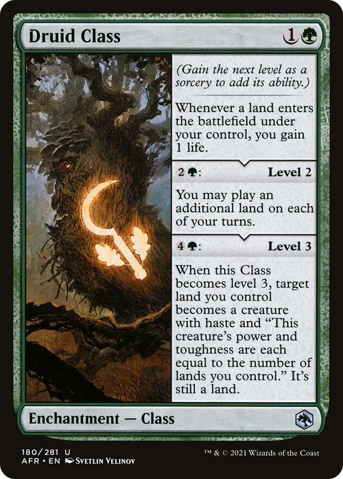 Druid Class (AFR-180) - Adventures in the Forgotten Realms Foil