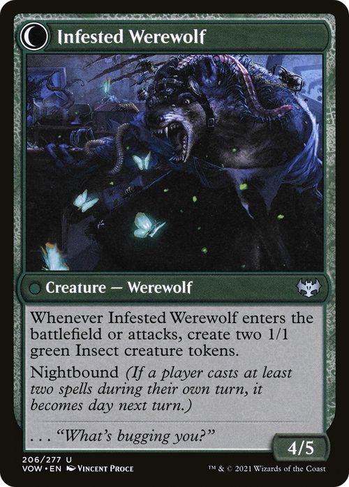 Infestation Expert (VOW-206) - Innistrad: Crimson Vow: (Double Faced Transform)
