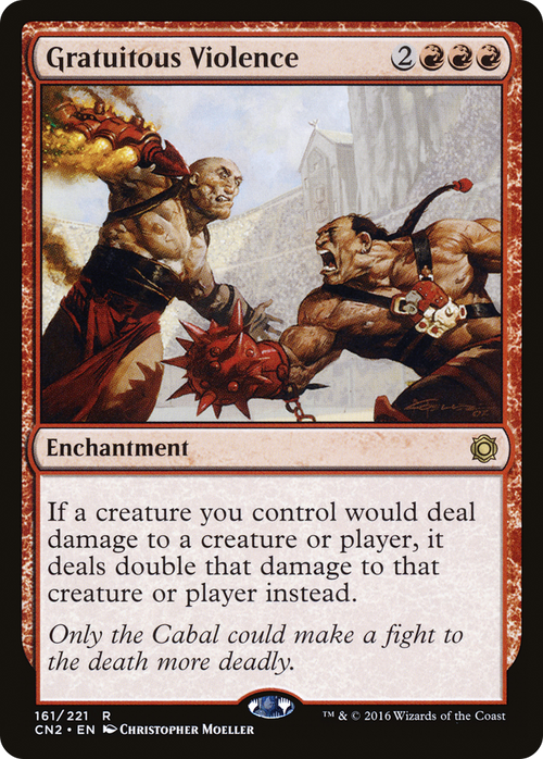 Gratuitous Violence (CN2-161) - Conspiracy: Take the Crown Foil