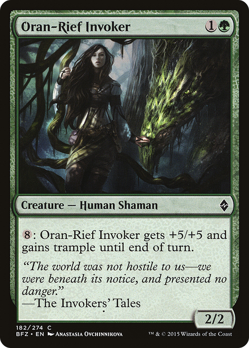 Oran-Rief Invoker (BFZ-182) - Battle for Zendikar Foil