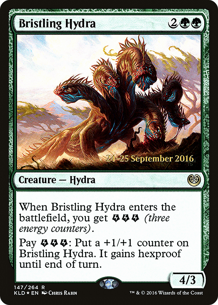 Bristling Hydra (PRE-147S) - Kaladesh Promos Foil